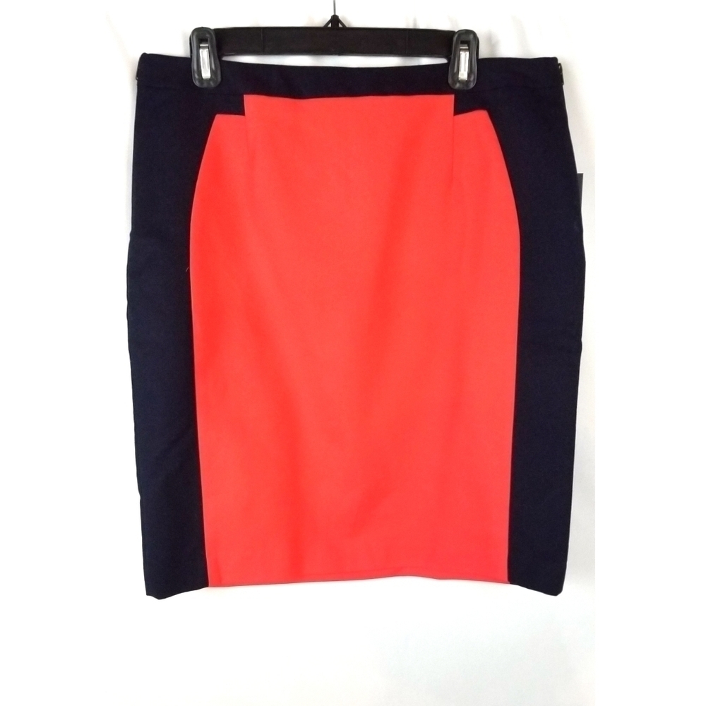 Worthington Size 12 Coral Blue Pencil Skirt